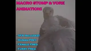 Macro Furry Stomp And Vore