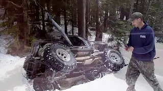 Badger Lake Snow Run - April 8th, 2017.