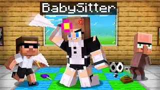 We Pranked our EVIL BABYSITTER in Minecraft!