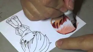 No Line Coloring Part 1 with Copics