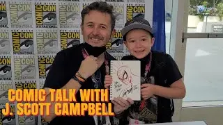 J Scott Campbell Interview - Origin Story & Top 3 Characters He Loves To Draw