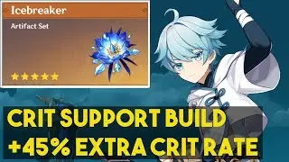 CRIT SUPPORT: Blizzard Strayer Build for Ice Charakters - Peak of Vindagnyr - Genshin Impact