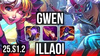 GWEN vs ILLAOI (TOP) | NA Grandmaster | 25.S1.2