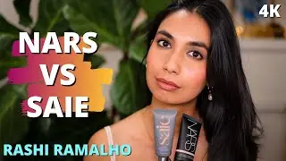 Saie Tinted Moisturizer VS NARS Tinted Moisturizer with 8 Hour Wear Test
