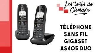 Test d'un téléphone portatif Gigaset AS405 Duo