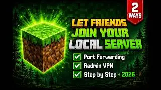 Let Friends Join Your Minecraft Server FOR FREE - 2 Methods (2026)