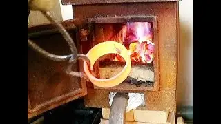 Куём  из подшипника лесной ножичек. ( 1 часть )