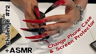 Long Nails Challenge: Changing iPhone Screen