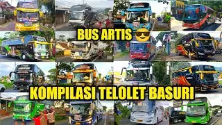 FULL TELOLET BASURI ARTIS BUS INDONESIA | MAKIN BANYAK BUS PASANG KLAKSON BASURI!