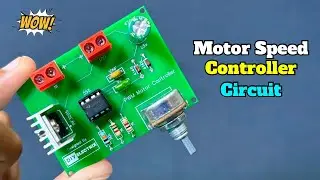 12v Motor Speed Controller Circuit | Electronic Projects | Motor Speed Controller Circuit