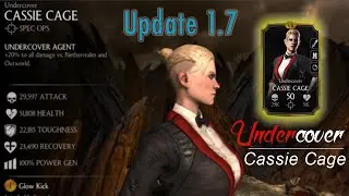 Undercover CASSIE CAGE Review Mortal kombat x Update 1.7 Android/IOS