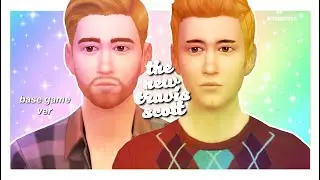 travis scott | pre-made sims makover (base game ver.)