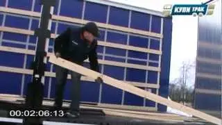 Разборка и сборка шторного прицепа