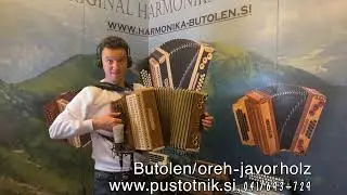 Butolen, C F B model oreh javor holz