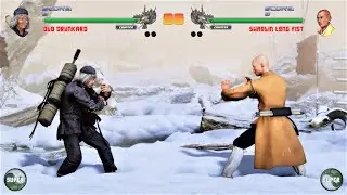 Kung Fu is back! Drunken Master vs Shaolin Monk (Hardest AI) - Shaolin vs Wutang 2