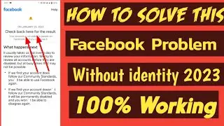 fix a problem check back here for the result facebook 2023 || you disagreed with the decision fb ||