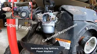 How to Replace a Carburetor on a Generator (Troy Bilt w/ Briggs Engine)