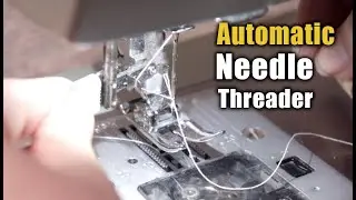 How To Use The Automatic Needle Threader | Singer Heavy Duty | 4452