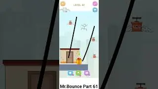 Mr.Bounce Level 61 #shorts  #stickman #funny #weegoon #games #funnyshorts #music #gameplay