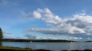 Yachting Timelapse from Masurian lake 4K