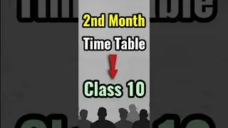 how to get 95% in class 10th |class 10 time table 2024-25 | how to start class 10 | #shorts #short