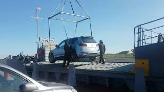 Погрузка моего Тура на корабль