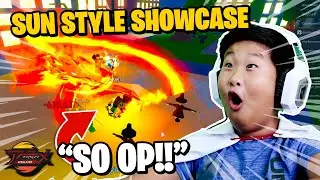 SUN STYLE IN AFS (Anime Fighting Simulator) roblox 로블록스