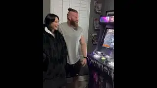Rhea Ripley gets custom made ARCADE MACHINE!