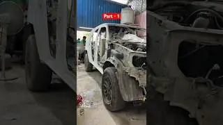 Fortuner Fullbody Paint Process | Old To New | Dekhke Shock Ho Jaoge #trending #shorts #shortsvideo