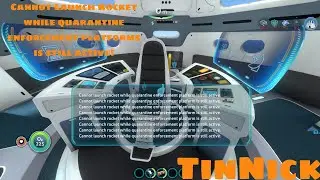 Cannot Launch Rocket while quarantine enforcement platforms is still active!