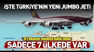TC-ANA VS Boeing 747-8 JUMBO JET Karşılaştırma Cumhurbaşkanlığı Yeni Uçağı