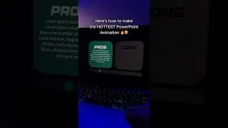 PROS / CONS slide in PowerPoint 😮‍💨🤯 