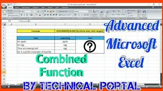 How to find a Cell and match that contains specific text | ISNUMBER and SEARCH Function in Excel |