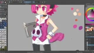 Disgaea: Raspberyl | Krita anime Speedpaint