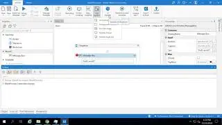 UiPath  Studio Components - Ribbons ( Home, Design & Debug)