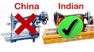 ইন্ডিয়ান নাকি চায়না কোন মেশিন কিনবেন। Indian VS China Butterfly Sewing Machine || Engineer Raju