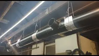 torpedo heater over head duct pipe