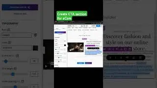Create CTA section for Shopify/BigCommerce. Learn more: zenobuilder.com