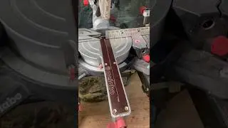 Metabo Kappsäge KGSV 216 M neue Sägeeinlage gefräst-gesenkt— Graviert und die Dicke gehobelt …