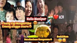 Coming back to India, Manipur after 5years with my Loves🇰🇷❤️🇮🇳(Delhi to Manipur)VLOG2.