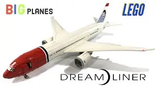 Custom LEGO Norwegian Airlines 787 Dreamliner Over 15,000 pieces!!