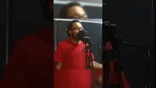 Singing on the AKG C214 microphone 