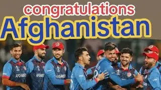 congratulations #Afghan NEVER accepted Dominance of World Powers..#AFGvsENG
