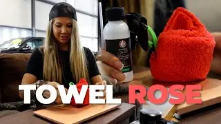How To Make a Rose With a Towel