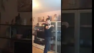 тренировка правосторонняя стойка сбоку