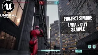 Unreal Engine 5 Lyra + Matrix City Sample Project SimOne (WIP)