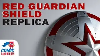 Red Guardian Shield Replica by Comic Sandwiches - Black Widow Movie