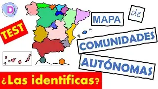 🌍 COMUNIDADES AUTÓNOMAS de ESPAÑA || ADIVÍNALAS en el MAPA