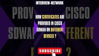 How certificate provided on different devices of sdwan #sdwan #shorts #cisco #ciscosdwan