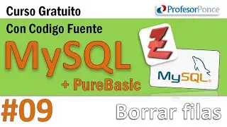 Curso. MySQL(9). MySQL desde PureBasic (Borrar filas o registros)